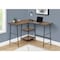 Monarch Specialties Computer Desk, Home Office, Corner, Storage Shelves, 48"L, L Shape, Work, Laptop, Metal, Brown I 7593 - alternate 3